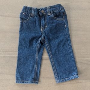 ⭐ TOMMY HILFIGER Dark Wash Blue Jeans 12 Months